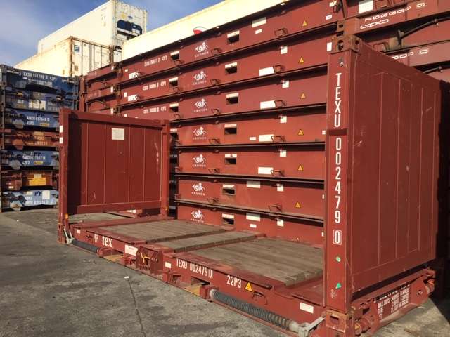 20ft Flatracks with Collapsible Ends - Māngere