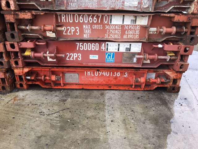 20' Flatracks - Sea Containers (2) 20 Flatracks Sea Containers 2